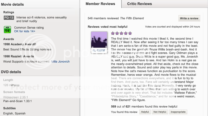Netflix Member Reviews